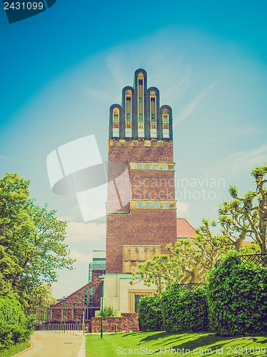 Image of Retro look Wedding Tower in Darmstadt