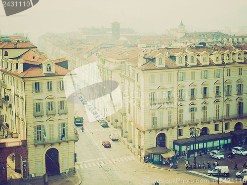 Image of Retro look Piazza Castello, Turin