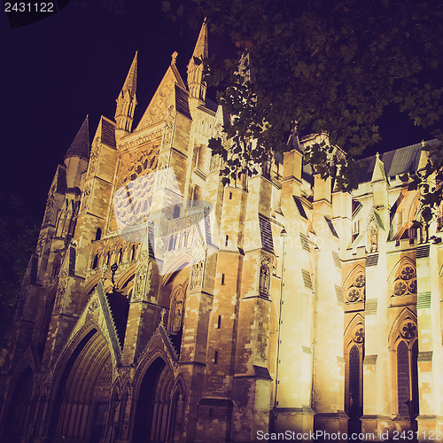 Image of Vintage look Westminster Abbey