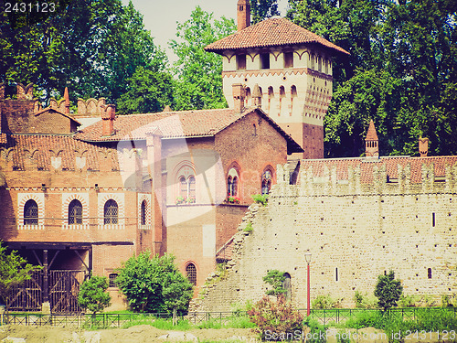 Image of Retro look Medieval castle