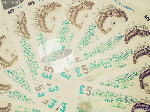 Image of Retro look Pound note