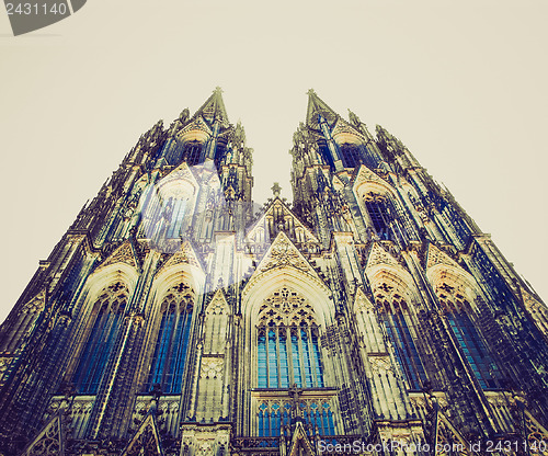 Image of Retro look Koeln Dom