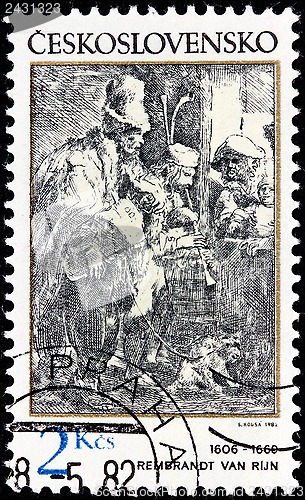 Image of Rembrandt Stamp