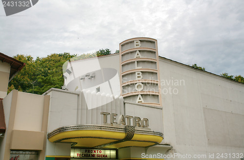 Image of PANAMA CITY-AUG31: Balboa Theather.  Constructed in 1946 to ente