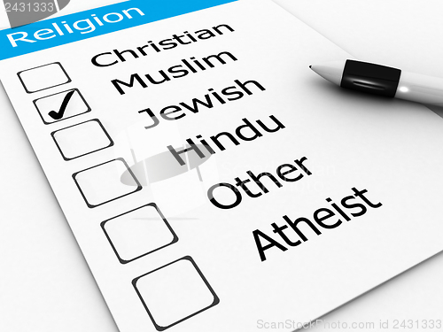 Image of Islam or Muslim Religion as a Concept 