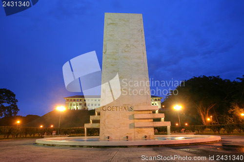 Image of Goethals Memorial in Panama. George Washington Goethals (29 June