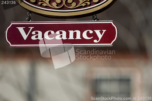 Image of Vacancy sign