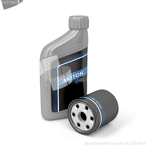 Image of Motor oil and oil filter