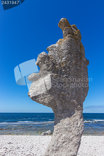 Image of Limestone formation on Fårö island in Sweden