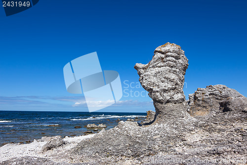 Image of Cliffs on Fårö island in Sweden