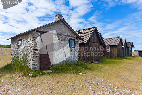 Image of Old fishing village on Fårö island, Sweden