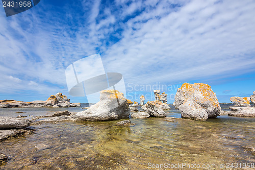 Image of Limestone formations in Gotland, Sweden