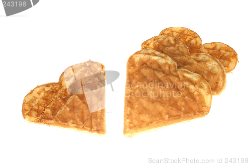 Image of waffle hearts