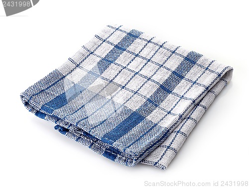 Image of checkered napkin