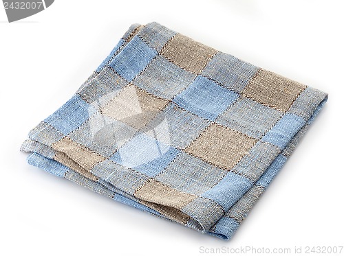 Image of checkered napkin