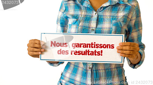 Image of We Deliver Results (In French)