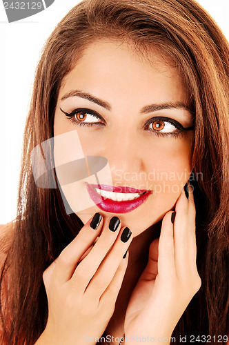 Image of Closeup of woman.