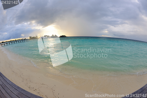 Image of tropical beach landscape