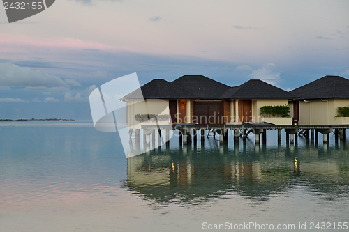 Image of tropical water home villas