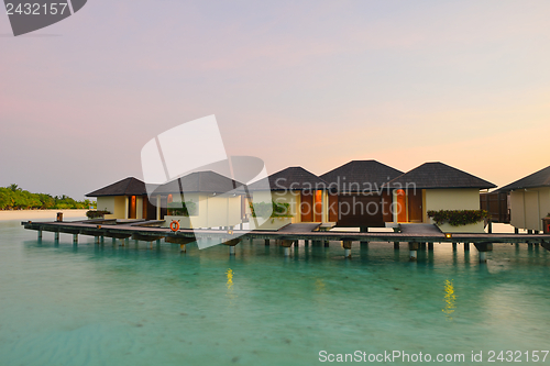 Image of tropical water home villas