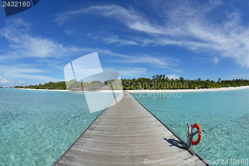 Image of tropical beach landscape