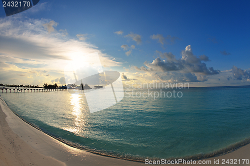 Image of tropical beach landscape