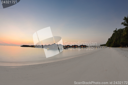 Image of tropical beach landscape