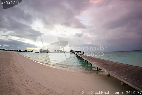 Image of tropical beach landscape