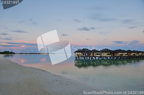 Image of tropical water home villas