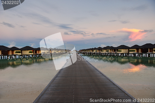 Image of tropical water home villas