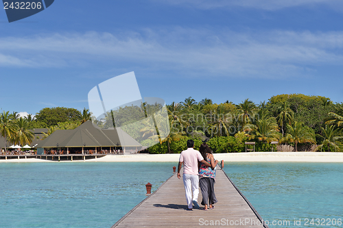 Image of tropical beach landscape