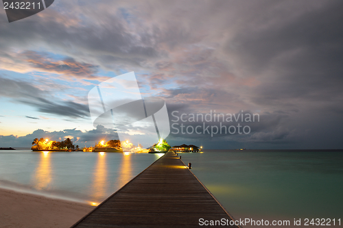 Image of tropical beach landscape