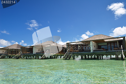 Image of tropical water home villas