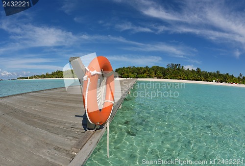 Image of tropical beach landscape