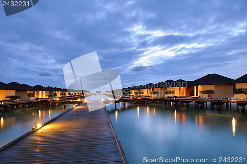 Image of tropical water home villas