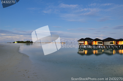 Image of tropical water home villas