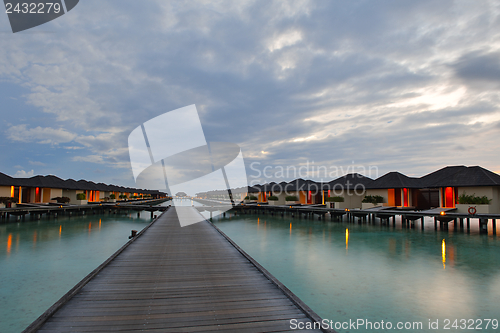 Image of tropical water home villas