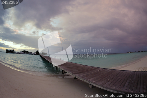 Image of tropical beach landscape