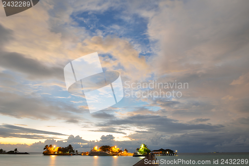 Image of tropical beach landscape