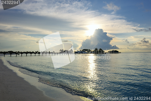 Image of tropical beach landscape