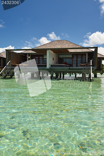 Image of tropical water home villas