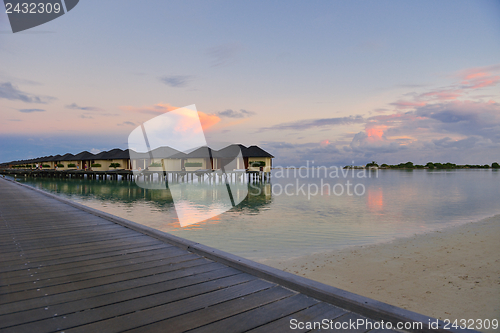 Image of tropical water home villas