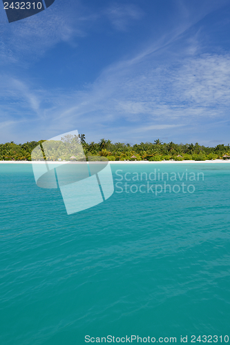 Image of tropical beach landscape