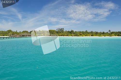 Image of tropical beach landscape