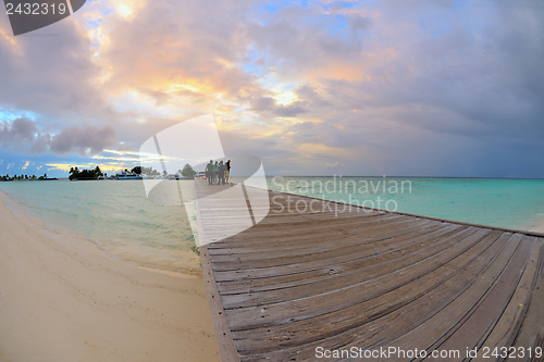 Image of tropical beach landscape