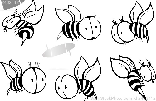 Image of Set of bee