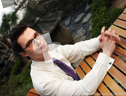 Image of Businessman in a shirt and tie