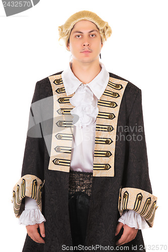 Image of Man in medieval costume