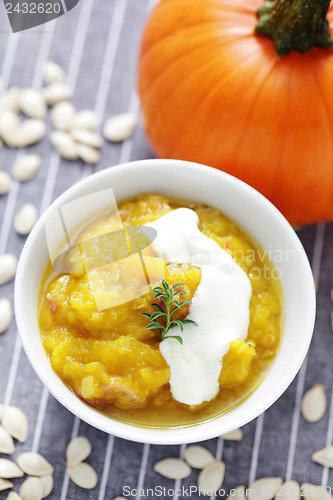 Image of pumpkin soup