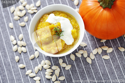 Image of pumpkin soup